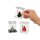 Pr&eacute;sentoir acrylique pour 1 figurine LEGO&reg; (avec base transparente et 2 tenons)