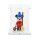 Pr&eacute;sentoir en acrylique pour 1 figurine LEGO&reg; (avec base blanche et 2 tenons)