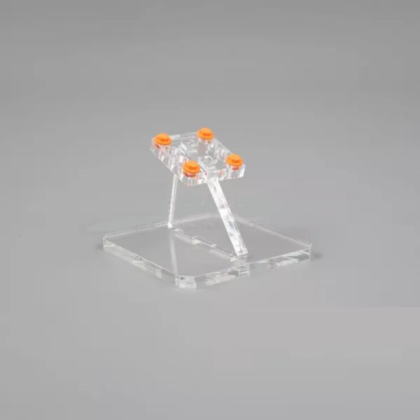 Acrylic stand for LEGO&reg; models (angled 4 cm high)
