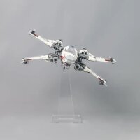 Supporto in acrilico per modelli LEGO&reg; (angolato 18 cm di altezza)