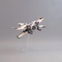 Supporto in acrilico per modelli LEGO&reg; (angolato 18 cm di altezza)