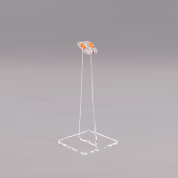 Support acrylique pour mod&egrave;les LEGO&reg; (inclin&eacute; 24 cm de hauteur)