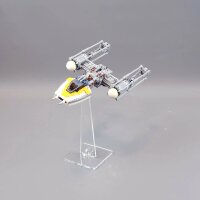 Support acrylique pour mod&egrave;les LEGO&reg; (inclin&eacute; 24 cm de hauteur)