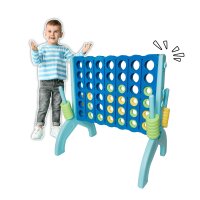 Forza 4 gigante in formato XL con dimensioni 73 x 49 x 72,5 cm: per un divertimento strategico in casa e allaperto a partire dai 3 anni.