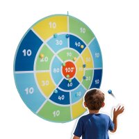 Bersaglio gigante con velcro del diametro di 142 cm: un gioco di lancio sicuro e divertente per bambini dai 3 anni in su, per interni ed esterni.