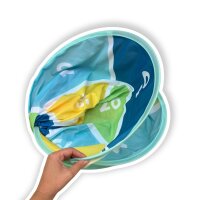 Bersaglio gigante con velcro del diametro di 142 cm: un gioco di lancio sicuro e divertente per bambini dai 3 anni in su, per interni ed esterni.