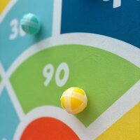 Bersaglio gigante con velcro del diametro di 142 cm: un gioco di lancio sicuro e divertente per bambini dai 3 anni in su, per interni ed esterni.