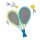 XL Jeu 2 en 1 badminton et soft tennis