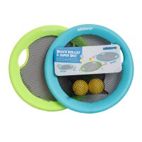 Set 2 en 1 beach-ball et disque volant XL
