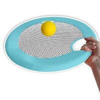 Set 2 en 1 beach-ball et disque volant XL