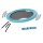 Set 2 en 1 beach-ball et disque volant XL