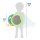 Set 2 en 1 beach-ball et disque volant XL