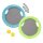 Set 2 en 1 beach-ball et disque volant XL