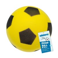 Balle en mousse Taille 4, &Oslash; 20 cm, Jaune
