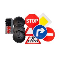 Verkehrszeichen ((75 cm Hoch, 9 Teile)