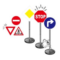 Verkehrszeichen ((75 cm Hoch, 9 Teile)