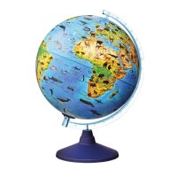 Globe 3D interactif Zoo, 25 cm