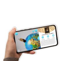 Globe 3D interactif Zoo, 25 cm