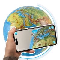 Globe 3D interactif, 32 cm
