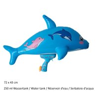 Pistolet &agrave; eau gonflable (Dauphin)