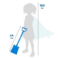 XXL Pelle Enfant Carr&eacute;e (64 cm)