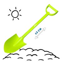 XXL Pelle enfant pointue (63 cm)