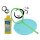 Anello a bolle con ca. Diametro di 21 cm per bolle giganti XXL &ndash; incluso piatto e 250 ml di liquido per bolle