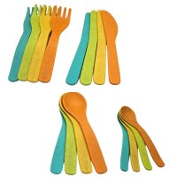 Ensemble de couverts pour la cuisine des enfants, 17 pi&egrave;ces, &eacute;cologique
