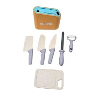 Bloc de couteaux pour la cuisine des enfants, 7...
