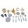Set de cuisine et de vaisselle pour la cuisine des enfants, 14 pi&egrave;ces, &eacute;cologique
