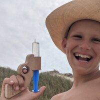 Aqua Joe - Wasserpistole aus Holz