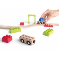 Mein Kreativ Zug Set 2 - Regiozug & Dampflok mit Tender