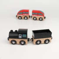 Mein Kreativ Zug Set 2 - Regiozug & Dampflok mit Tender