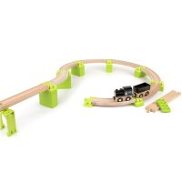 Noppi Railway - Componenti per pendenze con blocchi ad incastro per ferrovie in legno