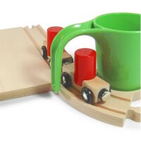 Railway Breakfast Set &ndash; Salt Shaker in Wagon Design, compatible with Brio & Co.