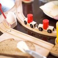Railway Breakfast Set &ndash; Salt Shaker in Wagon Design, compatible with Brio & Co.
