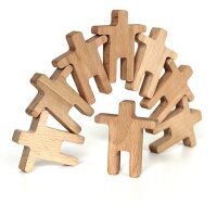STAPLA - 12 wooden figures for childrens hands and big ideas