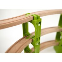 Noppi Circuit de chemin de fer - Grand circuit en forme de huit (2 x 3 niveaux) avec rails, 177 pi&egrave;ces