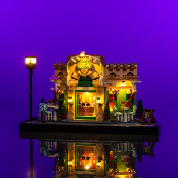 LMB 2.0 Kit di illuminazione a LED per LEGO&reg; 10362 Caf&eacute; francese