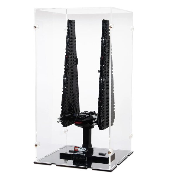 Acrylic display for LEGO&reg; 75406 Star Wars Kylo Ren Command Shuttle (With black floor)