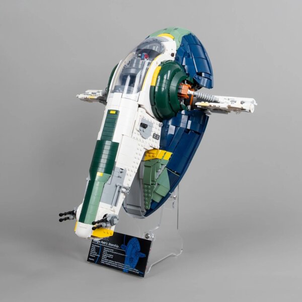 Support acrylique pour LEGO&reg; 75409 Star Wars - Le vaisseau de classe Firespray de Jango Fett
