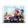 Acrylic Display Case for LEGO&reg; 72037 Mario Kart - Mario & Standard Kart (background image and black base)