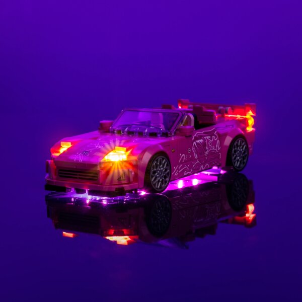 LMB 2.0 Kit di illuminazione a LED per LEGO&reg; 77241 Honda S2000 2 Fast 2 Furious