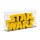 Acryl-Display f&uuml;r LEGO&reg; 75407 Star Wars Logo aus LEGO Steinen  (Mit schwarzem Boden)