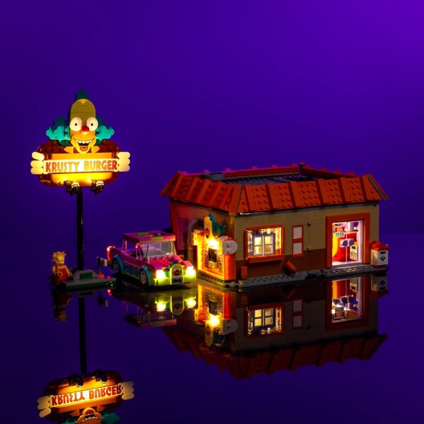 LMB 2.0 Kit di illuminazione a LED per LEGO&reg;  10352 The Simpsons - Krusty Burger