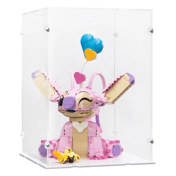 Display in acrilico per LEGO&reg; 43257 Disney Angel  (con fondo bianco)