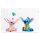 Display in acrilico per LEGO&reg; 43249/43257 - Stitch e Angel insieme (con fondo bianco)