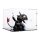 Pr&eacute;sentoir en acrylique pour LEGO&reg; 10375 Dragons : Krokmou (avec fond noir)
