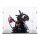 Pr&eacute;sentoir en acrylique pour LEGO&reg; 10375 Dragons : Krokmou (avec fond noir)
