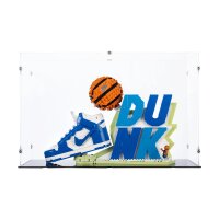 Display in acrilico per LEGO&reg; 43008 Nike Dunk x  (con fondo nero)
